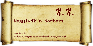 Nagyiván Norbert névjegykártya